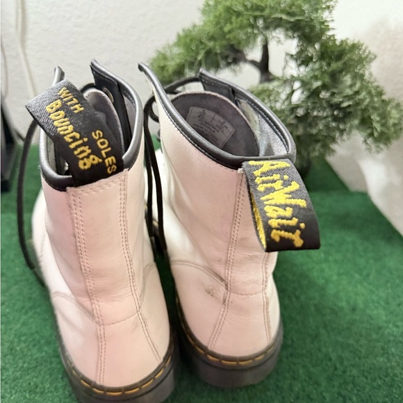 Dr. Martens White Leather Boots - Picture 3 of 6